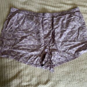 Victoria's Secret PINK Womens Lavender Boxer Sleep Shorts Spring Flirty